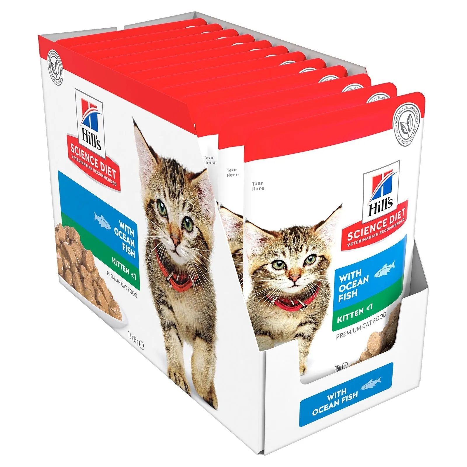 Hill's Science Diet Cat Food Pouch Kitten Ocean Fish