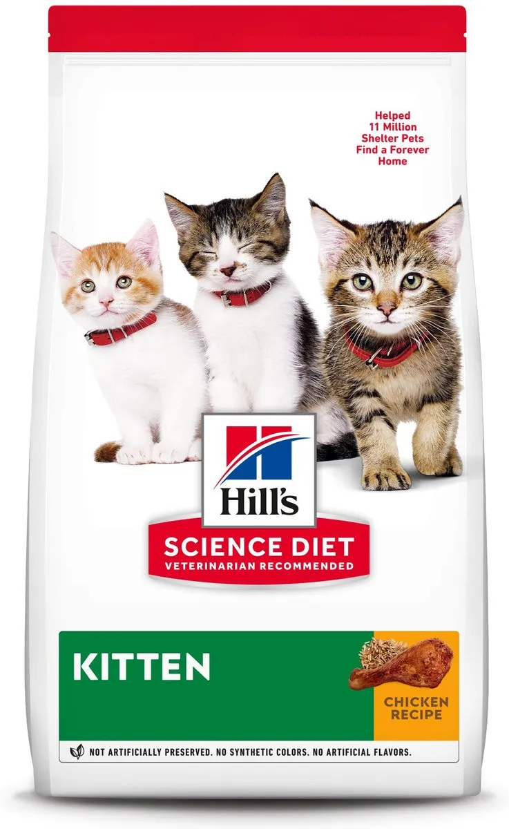 Hill's Science Diet Kitten Chicken Recipe Dry Cat Food kitten dry food, kitten wet food