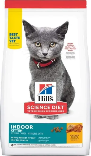 Hill's Science Diet Kitten Indoor Chicken Recipe Dry Cat Food kitten dry food, kitten wet food