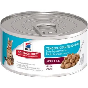 Hill's Science Diet Tender Ocean Fish/Gravy for Cats healthy cat food, premium dry cat food