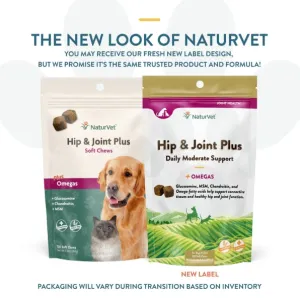 Hip & Joint Plus - Soft Chews - 120 cat vitamins, cat immune support