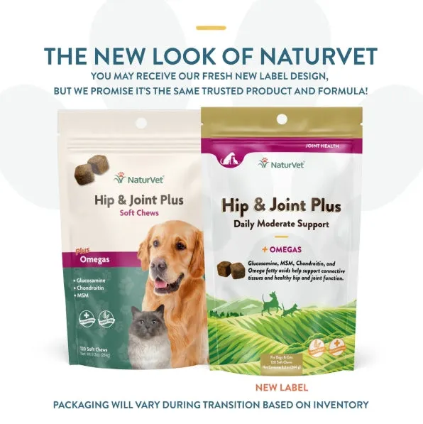 Hip & Joint Plus - Soft Chews - 120 cat vitamins, cat immune support
