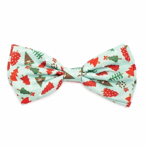 Holiday Trees Dog Bow Tie dog collar accessory,collar decor