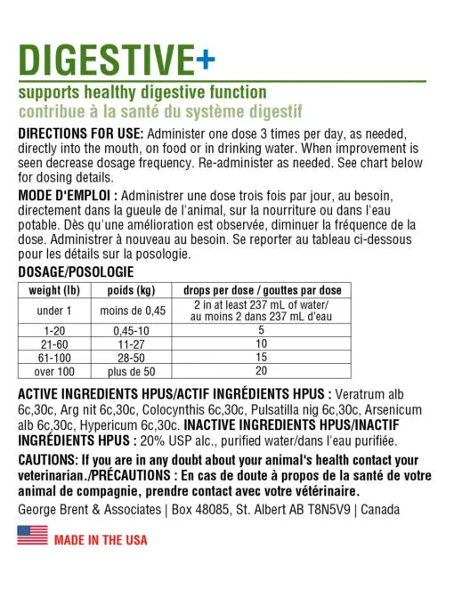 Homeopet Digestive  15ml (450 drops)