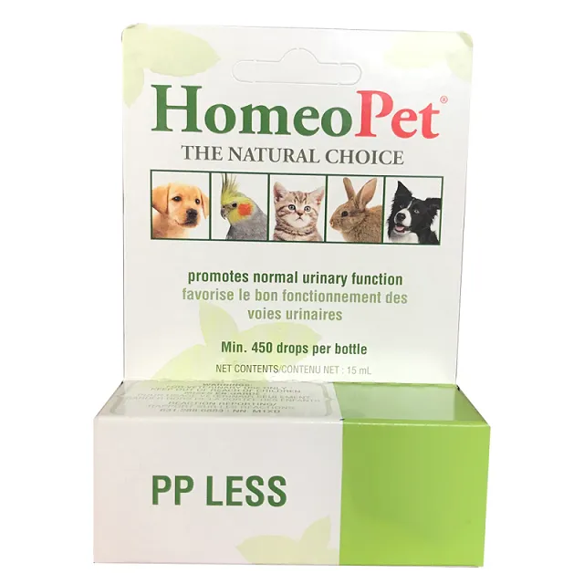 HomeoPet PP Less 15ml (450 drops) cat vitamins, cat immune support