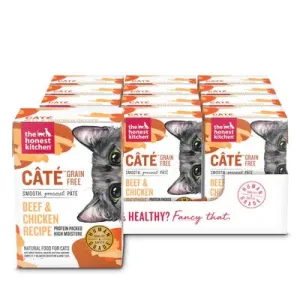 Honest Kitchen Cate Grain Free Beef & Chicken Recipe 2.8oz adult cat food, best cat food for adults