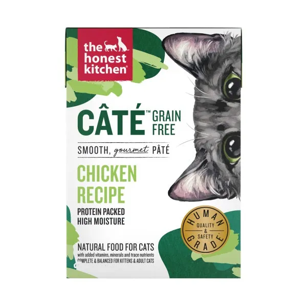 Honest Kitchen Cate Grain Free Chicken Recipe 2.8oz adult cat food, best cat food for adults