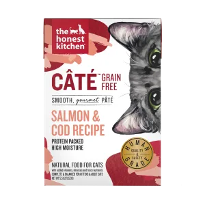 Honest Kitchen Cate Grain Free Salmon & Cod Recipe 2.8oz adult cat food, best cat food for adults