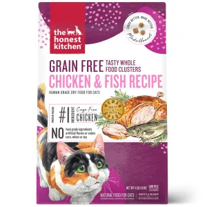 Honest Kitchen Grain Free Clusters Chicken & Whitefish Cat Food organic cat food, holistic cat food