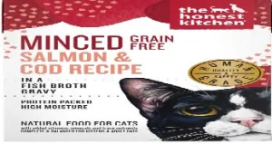 Honest Kitchen Minced Grain Free Salmon&Cod Recipe 2.8oz dry cat food, cat kibble