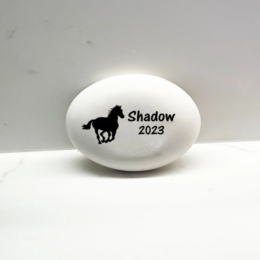 Horse Memorial Stone - Personalized Horse Sympathy Gift