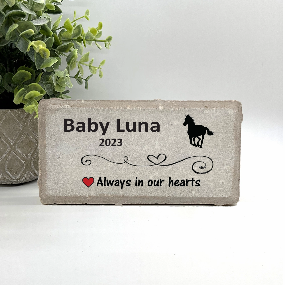 Horse Memorial Stone - Personalized Pet Keepsake - Horse Sympathy Gift - Sympathy Stone show poultry,grooming poultry