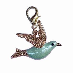 Huge Green Bird Dog Collar Charm dog collar charm,pet tag