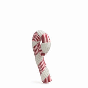 HuggleHounds Peppermint Collection Plush Candy Cane - Super Size seasonal cat wear,holiday pet clothes
