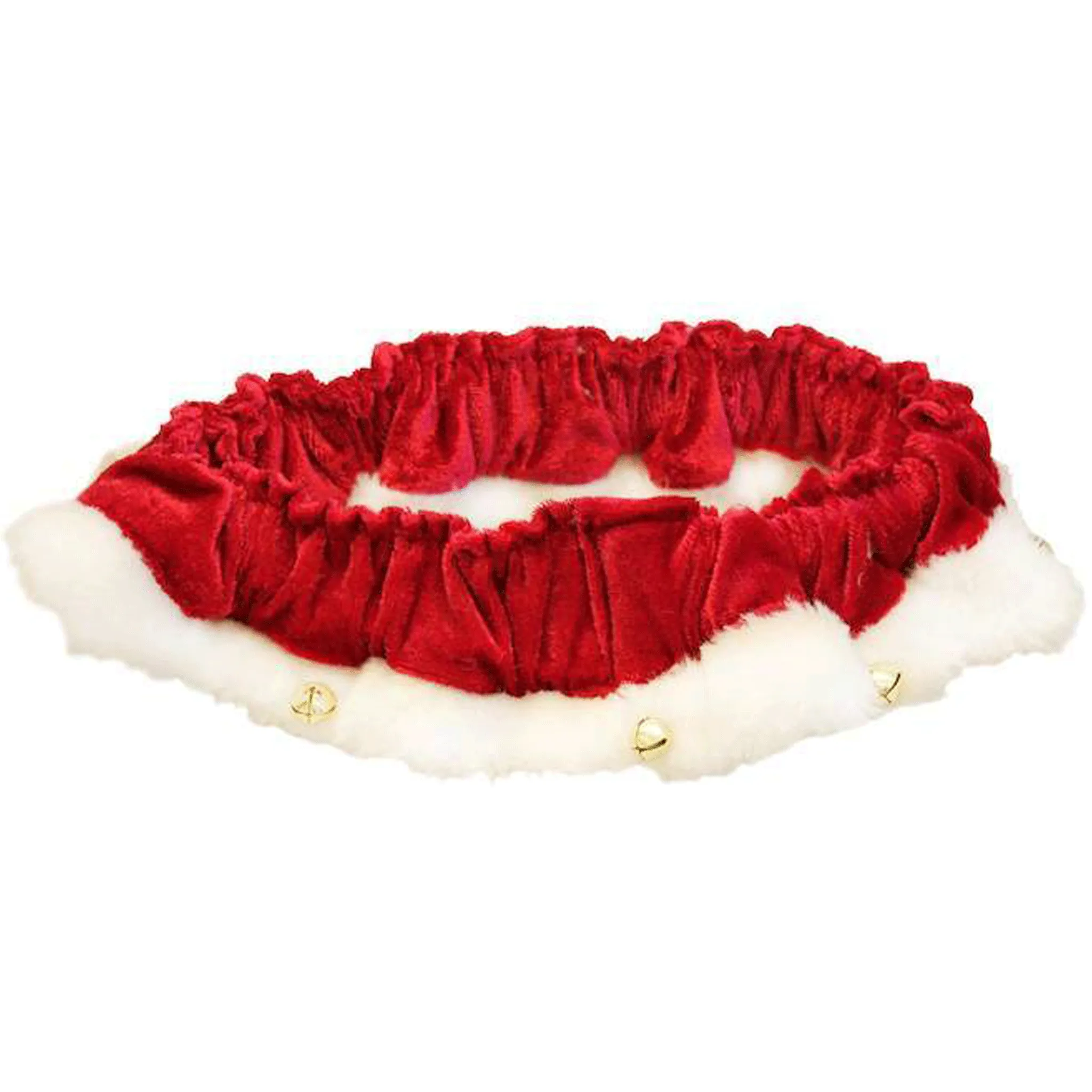 Huxley & Kent Ruff Red Santa Scrunchy for Dogs cat toys, cat supplies