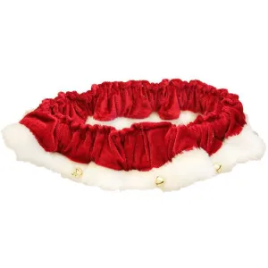 Huxley & Kent Ruff Red Santa Scrunchy for Dogs cat toys, cat supplies