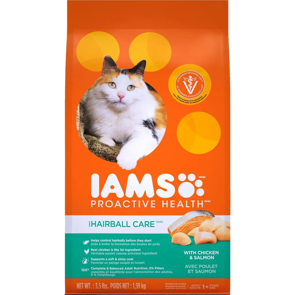 Iams Cat Hairball Care dry cat food, cat kibble