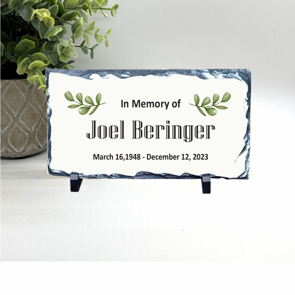 In Memory of - Personalized Memorial Stone