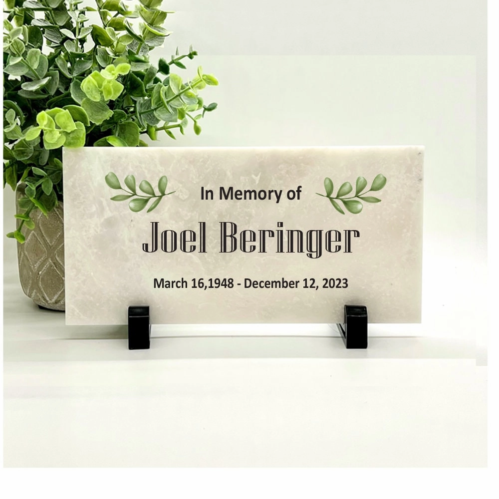In Memory of - Personalized Memorial Stone