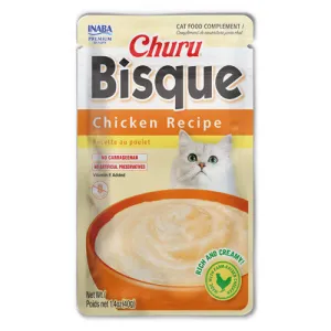 Inaba Churu Bisque Chicken 1.4oz Pouch cat treats, natural cat treats