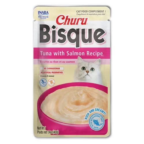 Inaba Churu Bisque Tuna with Salmon 1.4oz Pouch