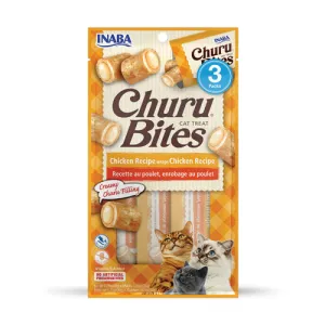 Inaba Churu Bites Chicken Wrap Chicken Recipe 30g cat treats, natural cat treats