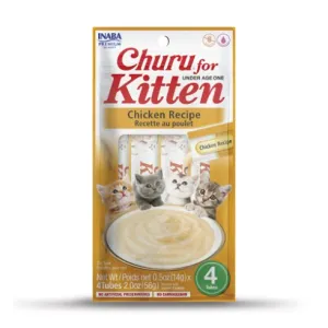 Inaba  Churu For Kitten Chicken Recipe 56g 4 pack cat treats, natural cat treats