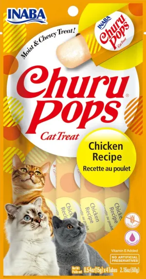 Inaba Churu Pops Chicken 60g cat treats, natural cat treats
