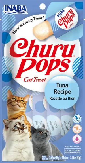 Inaba Churu Pops Tuna 60g cat treats, natural cat treats