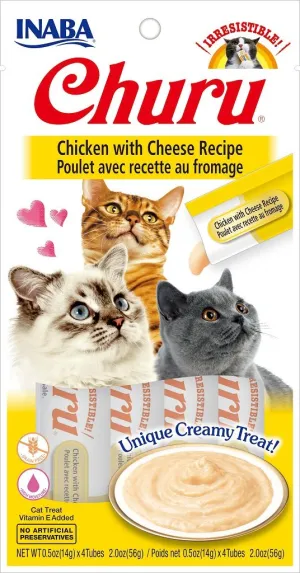 Inaba Churu Pure Chicken with Cheese 56g cat treats, natural cat treats