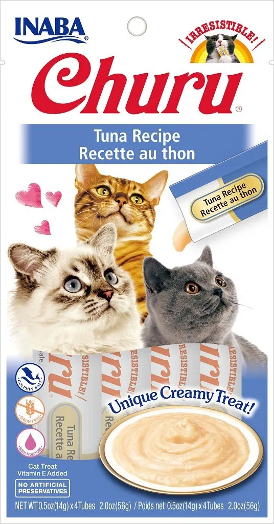 Inaba Churu Pure Tuna 56g cat treats, natural cat treats