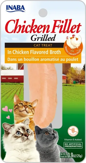 Inaba Grilled Chicken in Chicken Broth 25g cat treats, natural cat treats