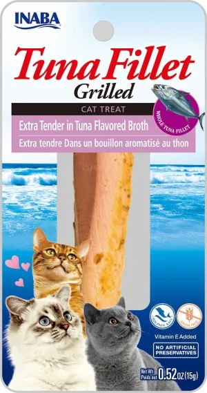 Inaba Grilled Tuna Extra Tender in Tuna Broth 15g cat treats, natural cat treats