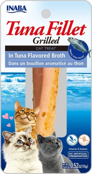 Inaba Grilled Tuna in Tuna Broth 15g cat treats, natural cat treats