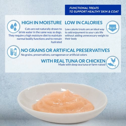 Inaba Churu Skin & Coat Tuna Recipe Creamy Pure Cat Treat