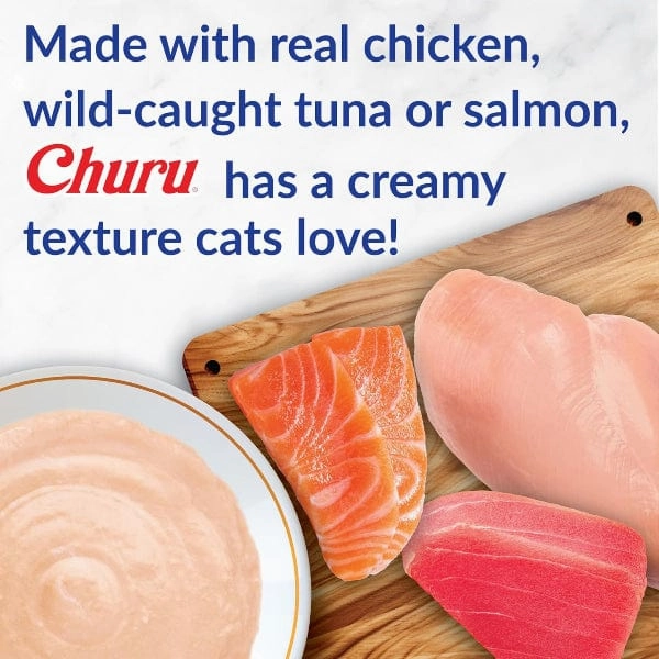 Inaba Churu Tuna Recipe Creamy Pure Cat Treat Variety Box