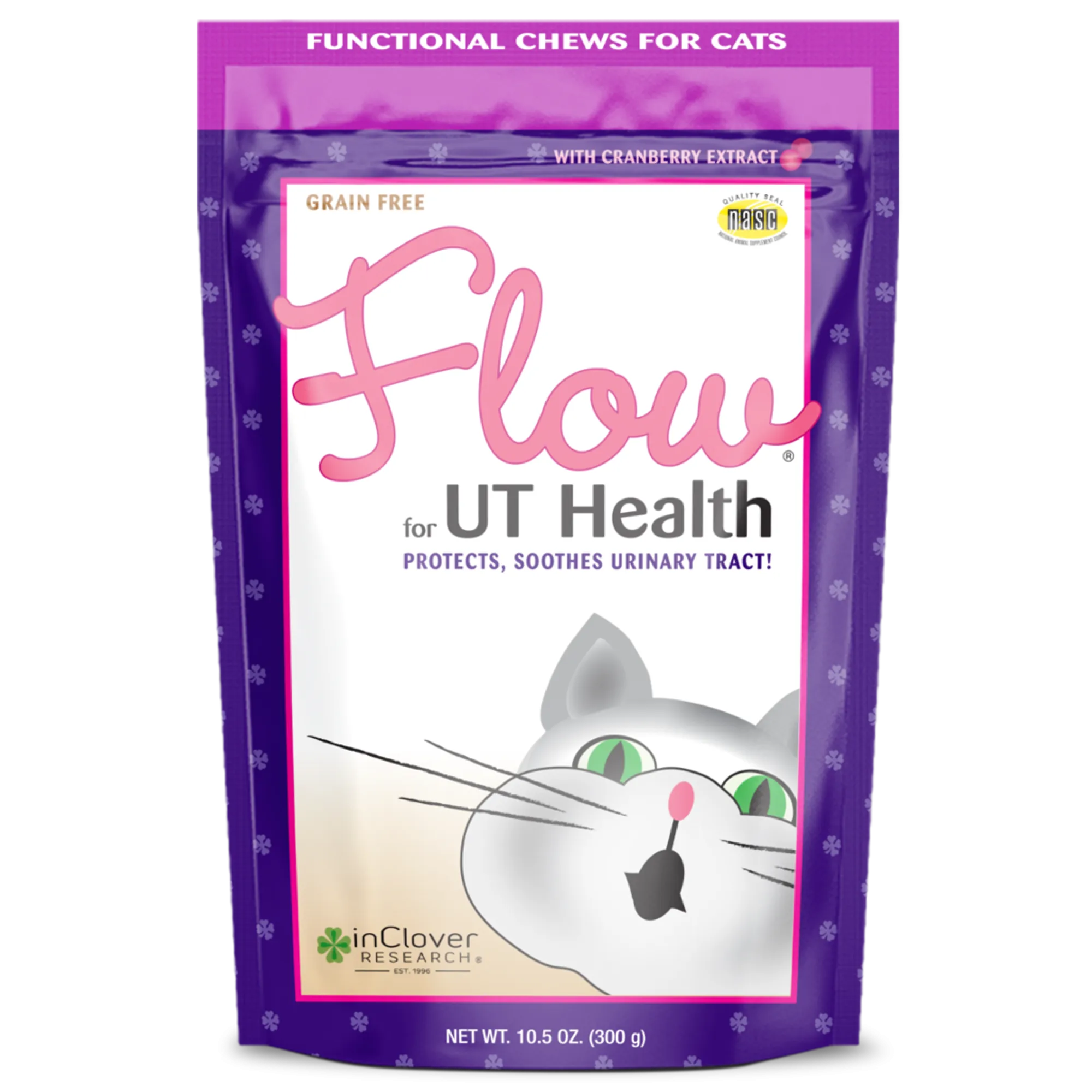 InClover Flow Urinary Tract Health Soft Chews Supplement for Cats soft cat treats, chewy cat snacks