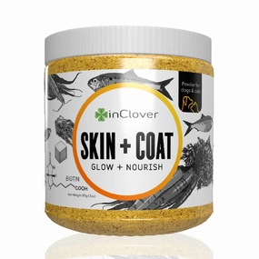 InClover BioRadiant Skin & Coat Powder Supplement for Dogs & Cats multivitamin for cats, daily cat supplements