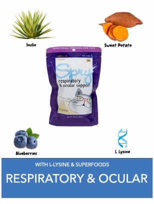 InClover Spry Respiratory & Ocular Support Soft Chews Supplement for Cats