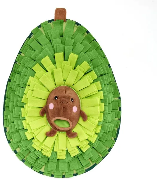 Injoya Avocado Pal Snuffle Mat for Dogs & Cats cat bowl, elevated cat feeder