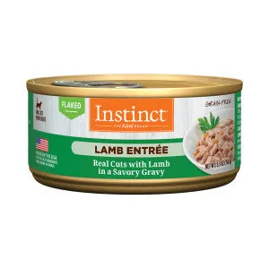 INSTINCT CAT FOOD FLAKED LAMB ENTRE 5.5oz adult cat food, best cat food for adults