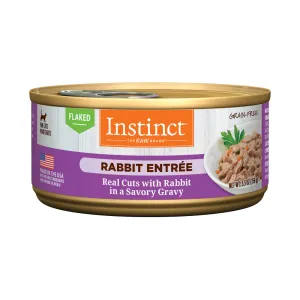 INSTINCT CAT FOOD FLAKED RABBIT ENTRE 5.5oz dry cat food, cat kibble