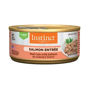 INSTINCT CAT FOOD FLAKED SALMON ENTRE 5.5oz dry cat food, cat kibble