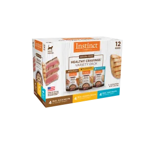 Instinct Cat Healthy Cravings Variety Pack 12/3 oz Pouch adult cat food, best cat food for adults