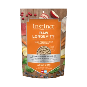 Instinct Cat Raw Longevity Beef & Cod 9.5oz adult cat food, best cat food for adults