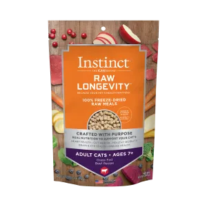 Instinct Cat Raw Longevity Senior 7  9.5oz dry cat food, cat kibble