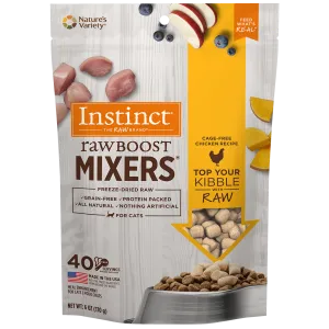 Instinct Cat RawBoost Mixer Chicken 6oz dry cat food, cat kibble