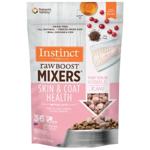 Instinct Cat RawBoost Mixer Skin & Coat Health 5.5oz adult cat food, best cat food for adults