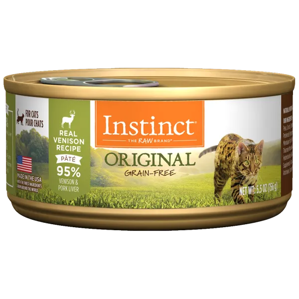 Instinct Original Grain Free Real Venison Recipe for Cats