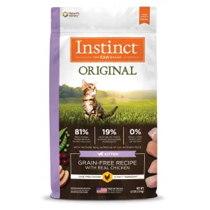 Instinct Original Kitten Chicken dry cat food, cat kibble